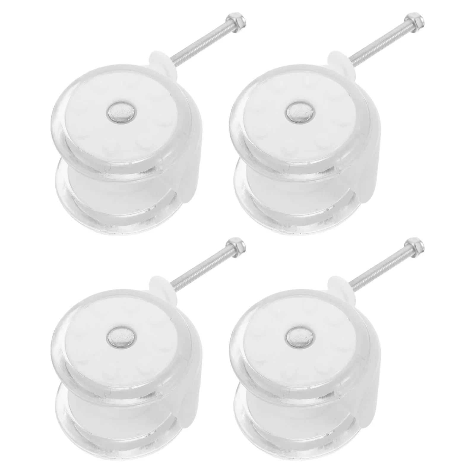 4Pcs Baby Walker Wheels Replacement Universal Plastic Smooth Rolling Parts for Indoor Outdoor Baby Walker Accessories