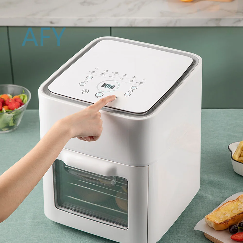 Intelligent Electric Air Fryer Without Oil for Household Use 12L Multifunctional Chicken Visual Oven Air Freidora for Air