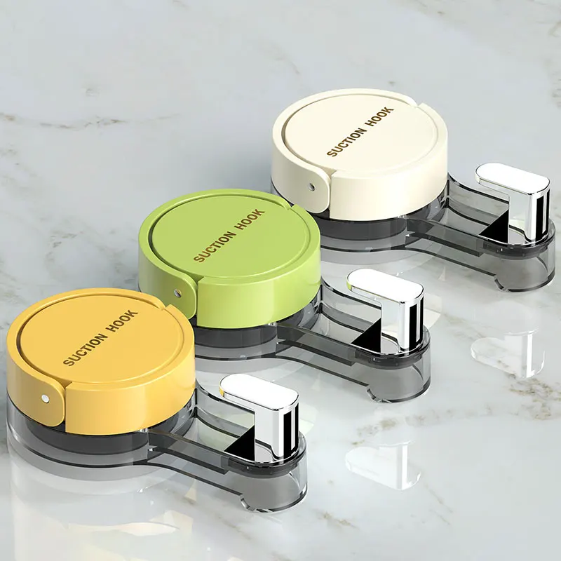 

1-5PCS Strong Vacuum Suction Hooks Traceless No-Drilling Adhesive for Home Bathroom Kitchen Toilet Area Purpose Strong Hold