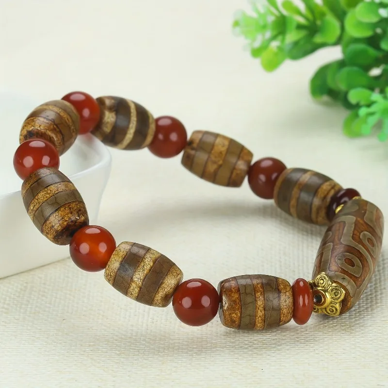 

Unisex Natural Stone Bead Bracelet, Fashionable and Elegant Bracelet.