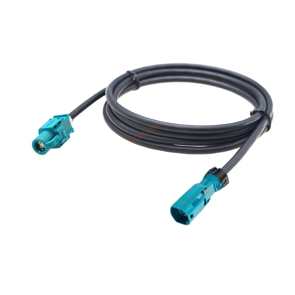 BEVOTOP Car Video LVDS Line Waterproof HSD Z Male to Non-Waterproof HSD Z Male/Female 4Pin Connector 4-Core 535 Wire Harness