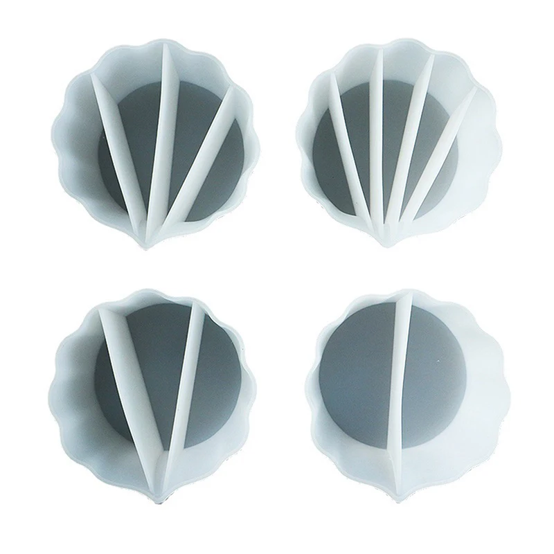Silicone Split Cups 5 Channels Dividers Acrylic Paint Pouring DIY Epoxy Resin Jewelry Making Craft Tools Accessories