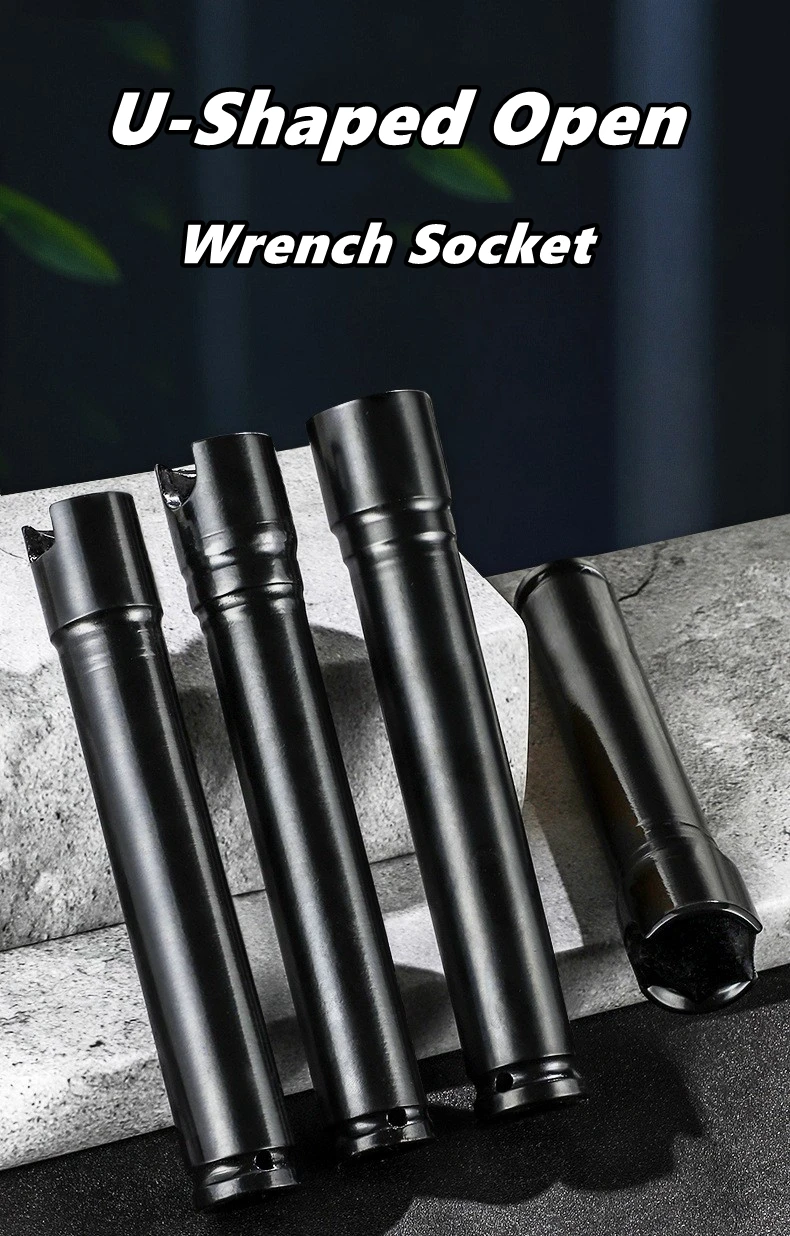 

200/300mm Long Wrench Socket 1/2" Drive Deep Wrench Socket Adapter Spanner Converter Reducer Electric Hex Wrench Deep Sockets