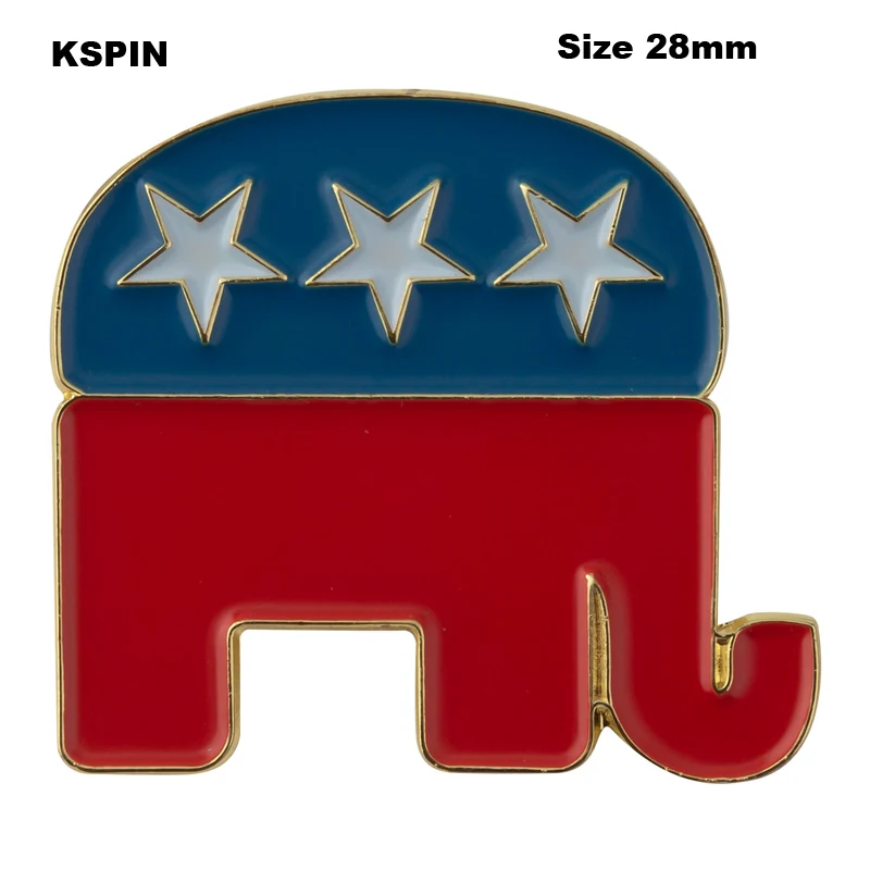 

U.S.A Elephant lapel pin badge pin 1pcs pin badge Brooch Icons XY0388