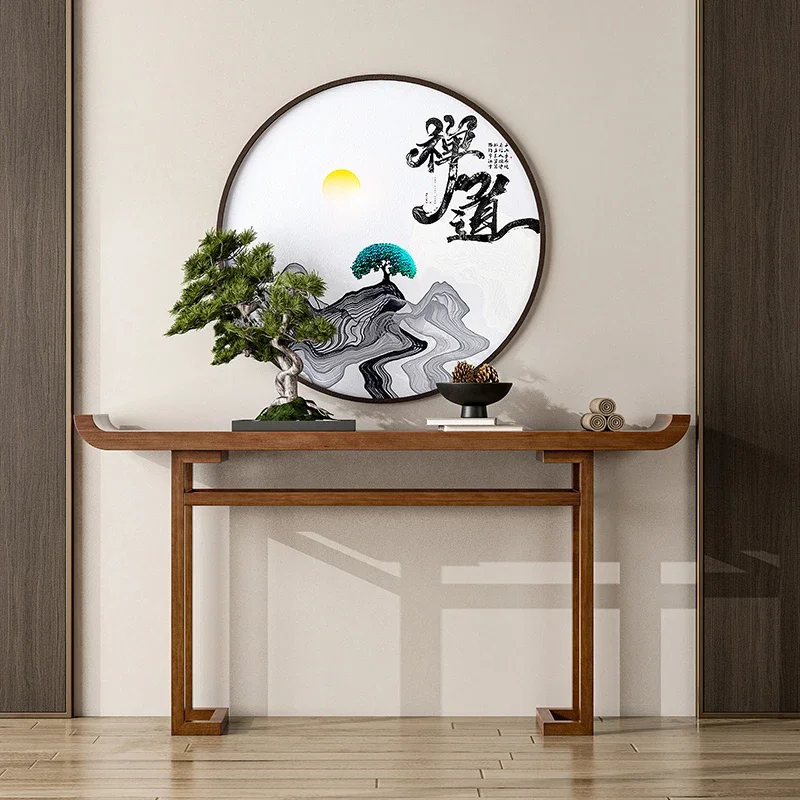 

Console Modern Foyer Home Side View Sets Entrance Cabinet Zen Hotel Curio Cabinet Solid Wood