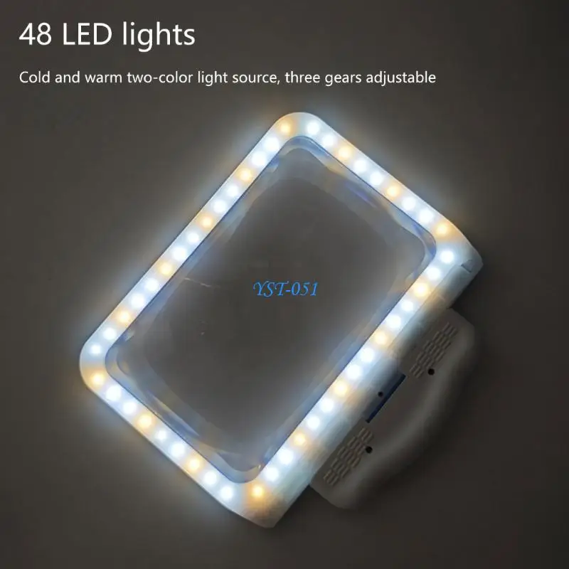 

E15A Handsfree Glass for Neck Wear,Handheld Desktop Multifunction Glass for Reading, Sewing