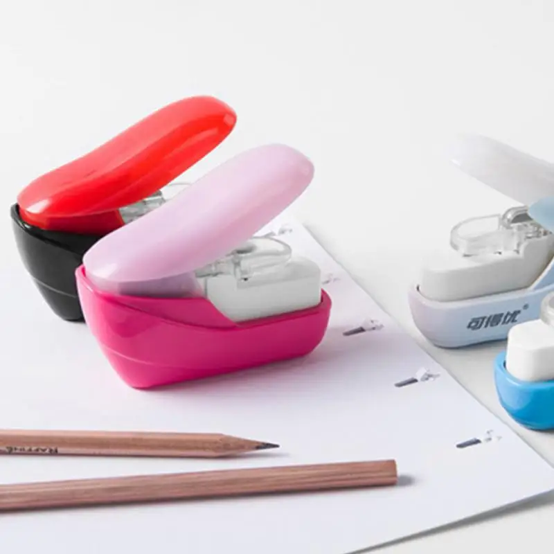 

Mini No Nails Easy Effortless Stapler book Stapling Stapler Without Staple Stapler Office Binding Supplies School Supplies