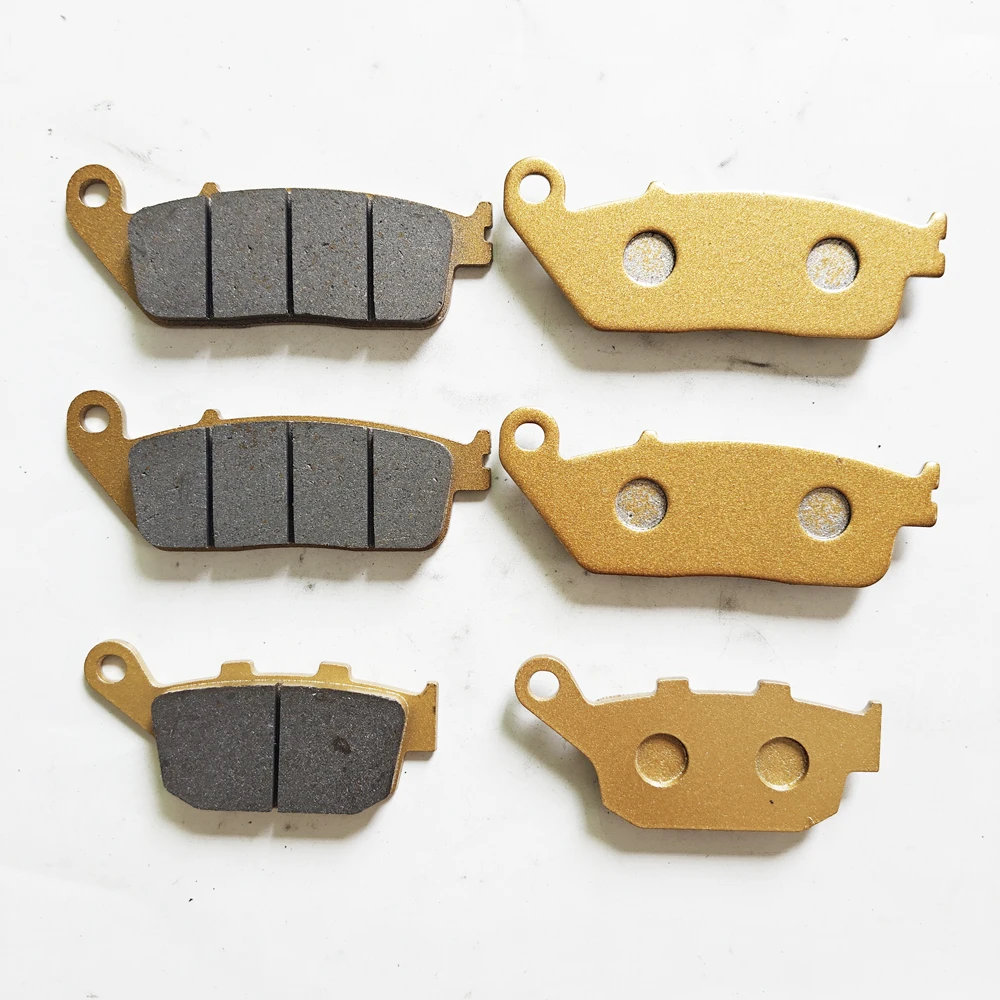 Motorcycle Front Rear Brake Pads for KOVE 500X ZF500GY 500F ZF500 double swingarm version