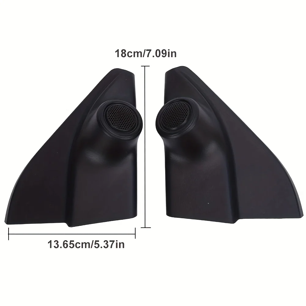 2pcs Car Tweeter Refitting Audio Door Angle Speaker Covers Box Mounts Bracket Car Speaker Case For Toyota Hilux 2016-2019