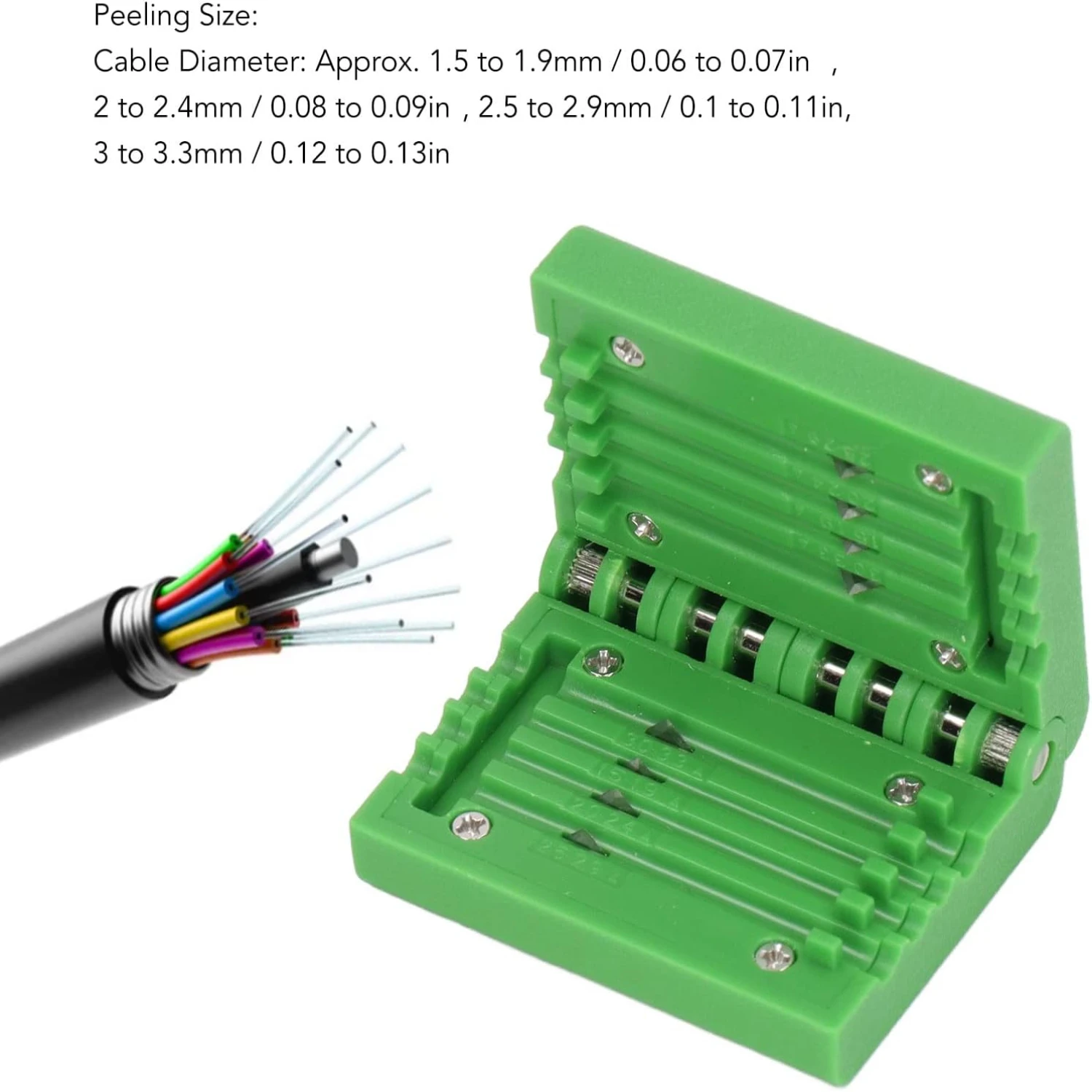 Upgrade Your Tools Now with this Efficient, Durable, and Green Fiber Optic Cable Tube Stripper. This Precision Portable Longitud