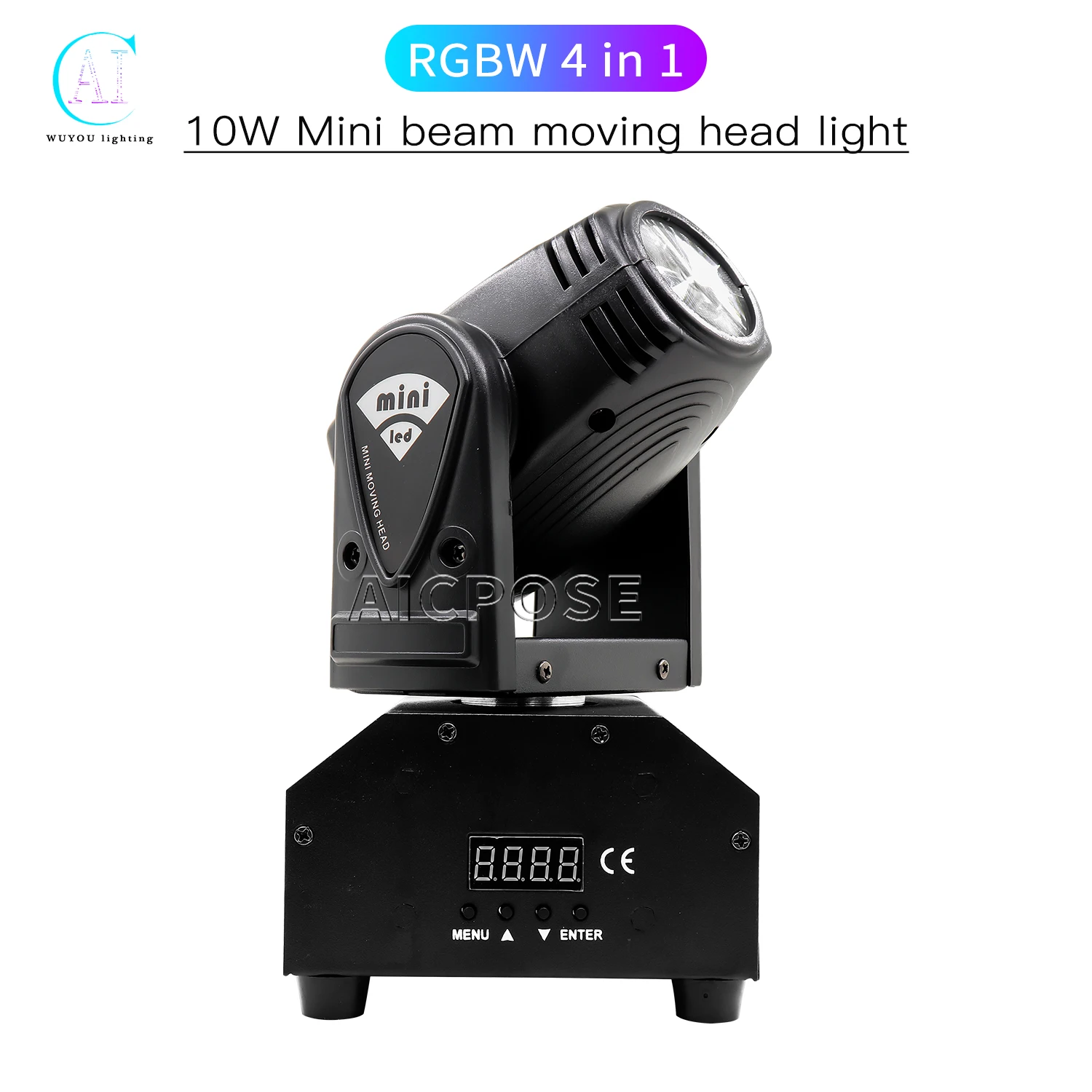 

Mini LED 10W Moving Head Light DMX512 Spotlight Strobe Stage Light Professional DJ Disco Equipment Party Dance Floor Lighting