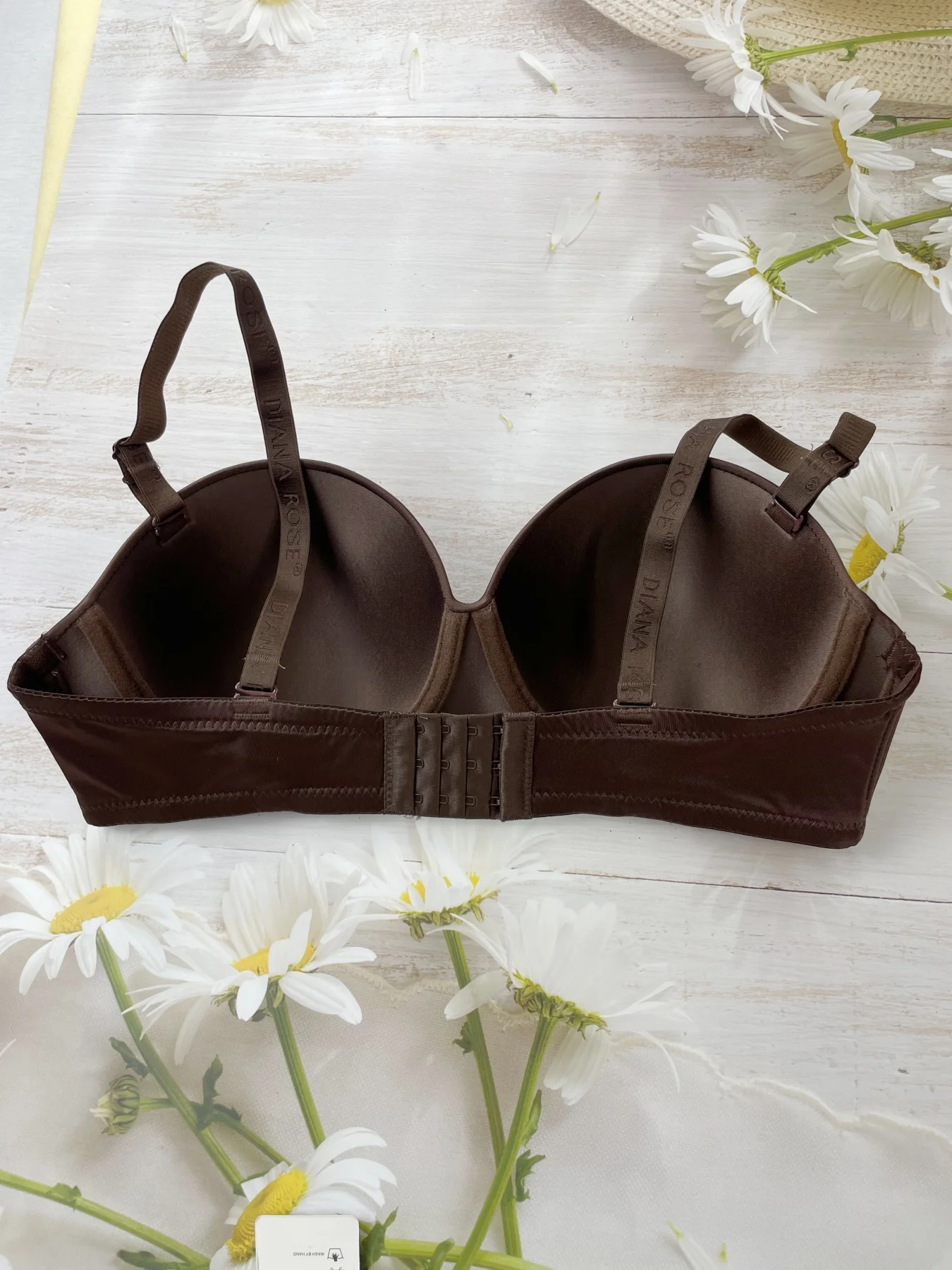 حمالة صدر ثلاثية الصدر راقية للسيدات ، ملابس داخلية مثيرة ، كوب قالب رقيق ، لون خالص ، كوب د ، صدر رفيع #2