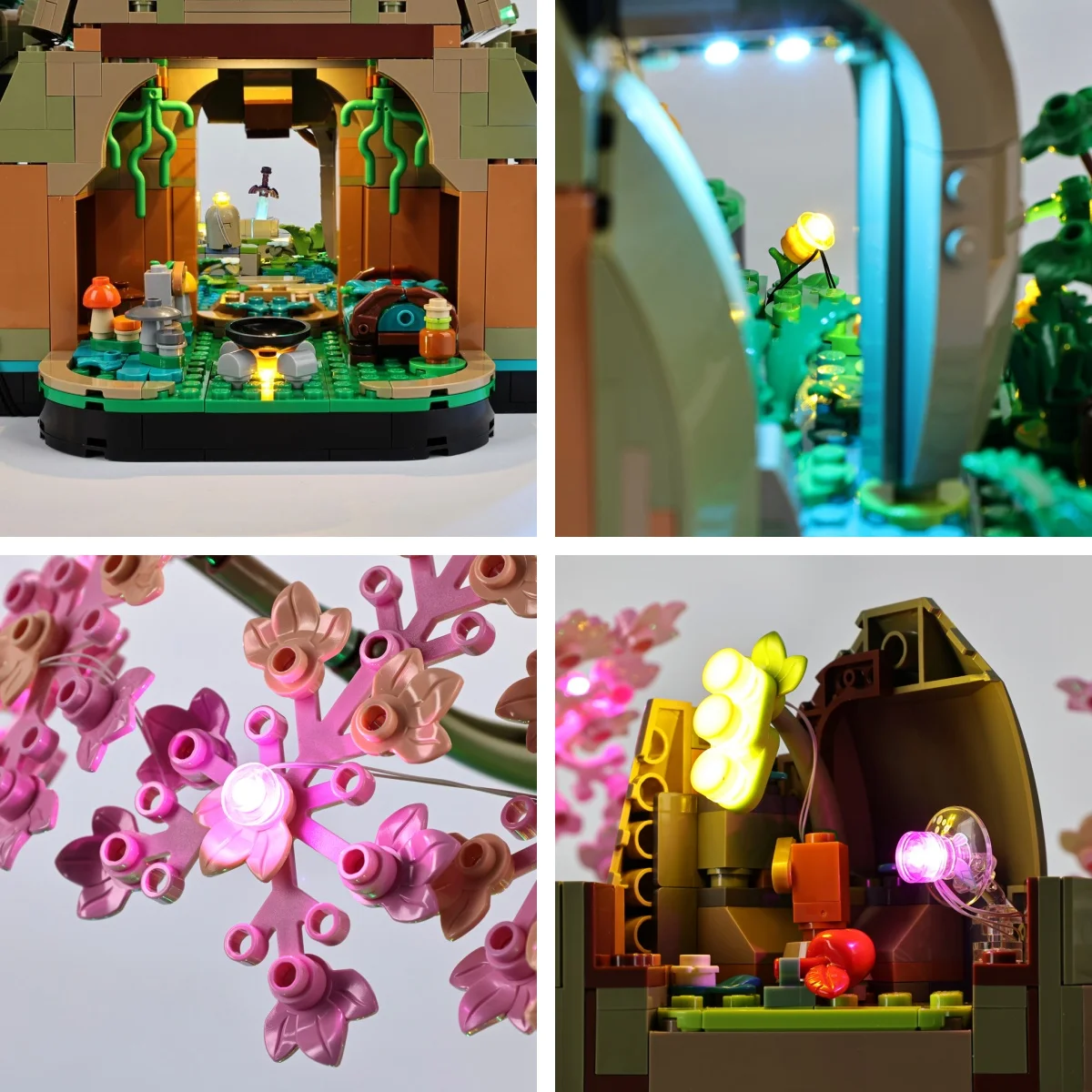 Led Light Kit for LEGO Great Deku Tree 2-in-1 77092 Building Blocks No Model