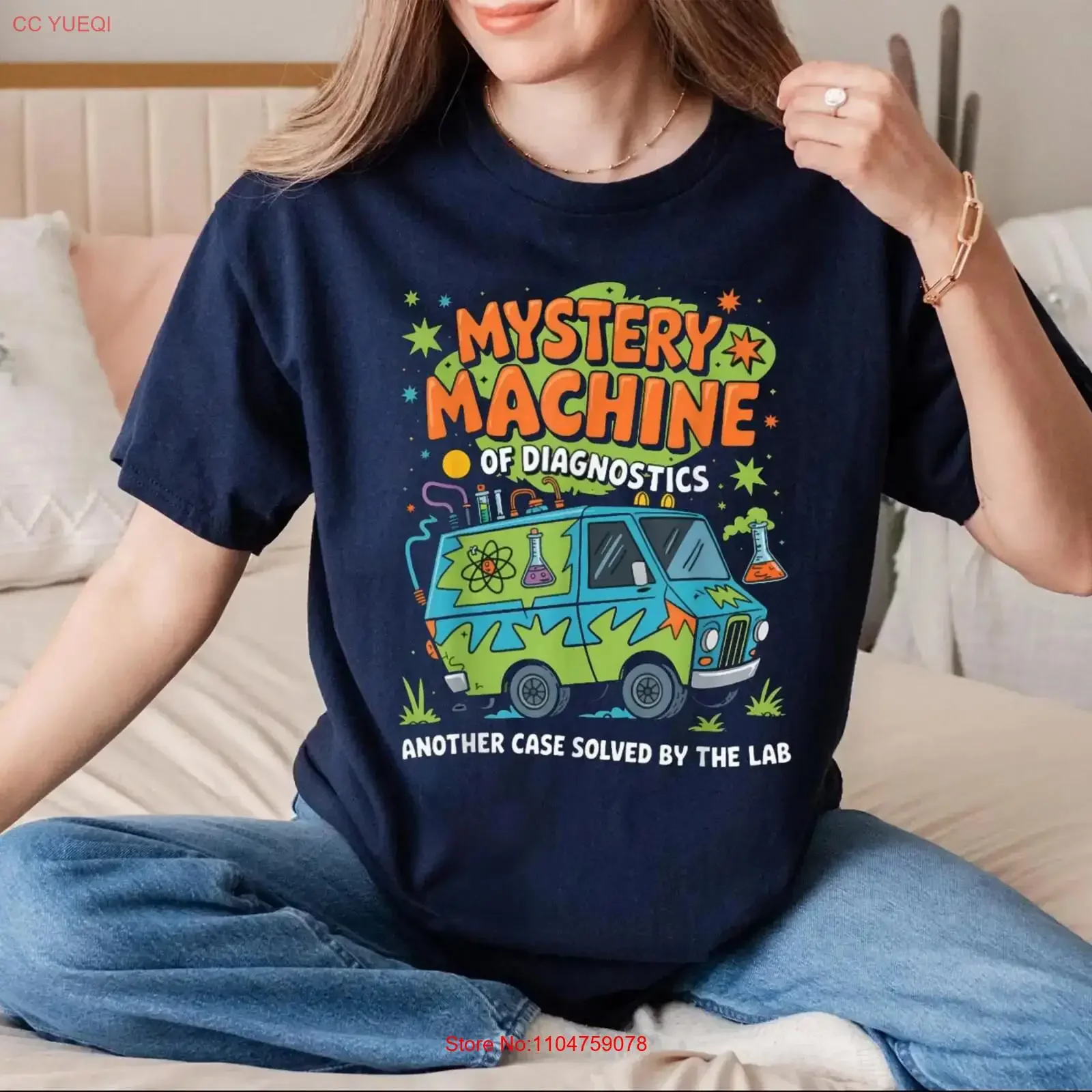 Mystery Machine of Diagnostics T Shirt Lab Week 2025 Funny Medical Tech  vintage Washed designer clothes homme Stylish fashion