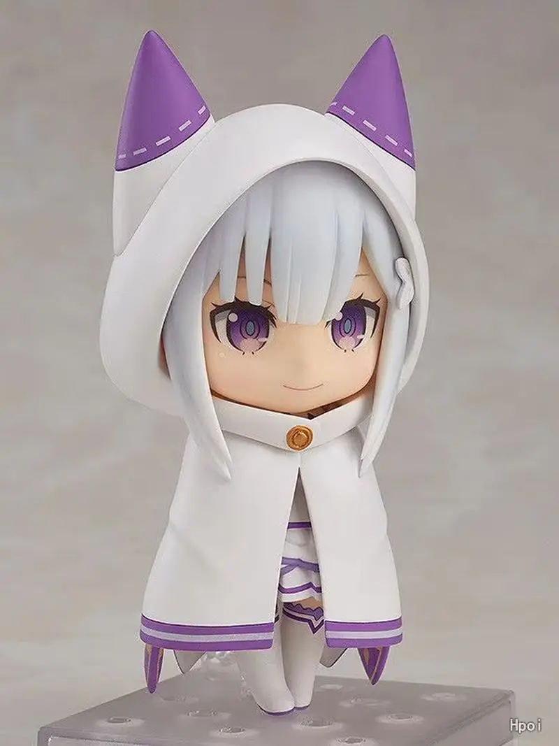 Re: Starting Life 10cm In A Different World Emilia Wiele Akcesoriów Figurka Anime Model Statua Kolekcja Ozdoba na Biurko