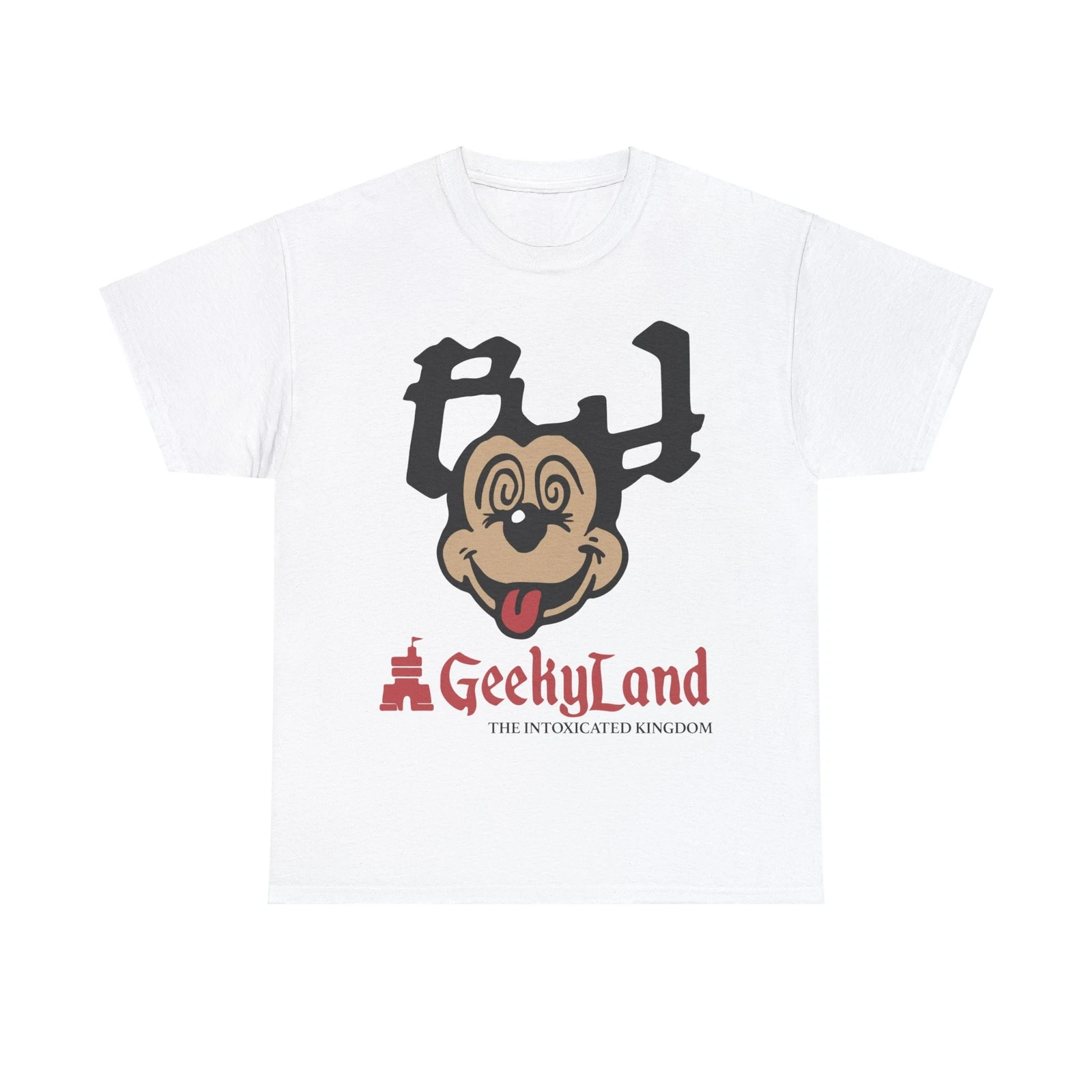 Trippy Cartoon Weird Psychedelic Graphic Tee Cotton Mens Womens T-Shirt Streetwear