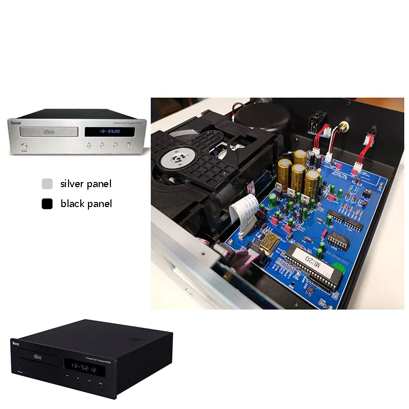 MU20 Lettore CD professionale HIFI Home CD Giradischi puro Lettore audio di livello febbre Supporta l'interfaccia in fibra coassiale bilanciata