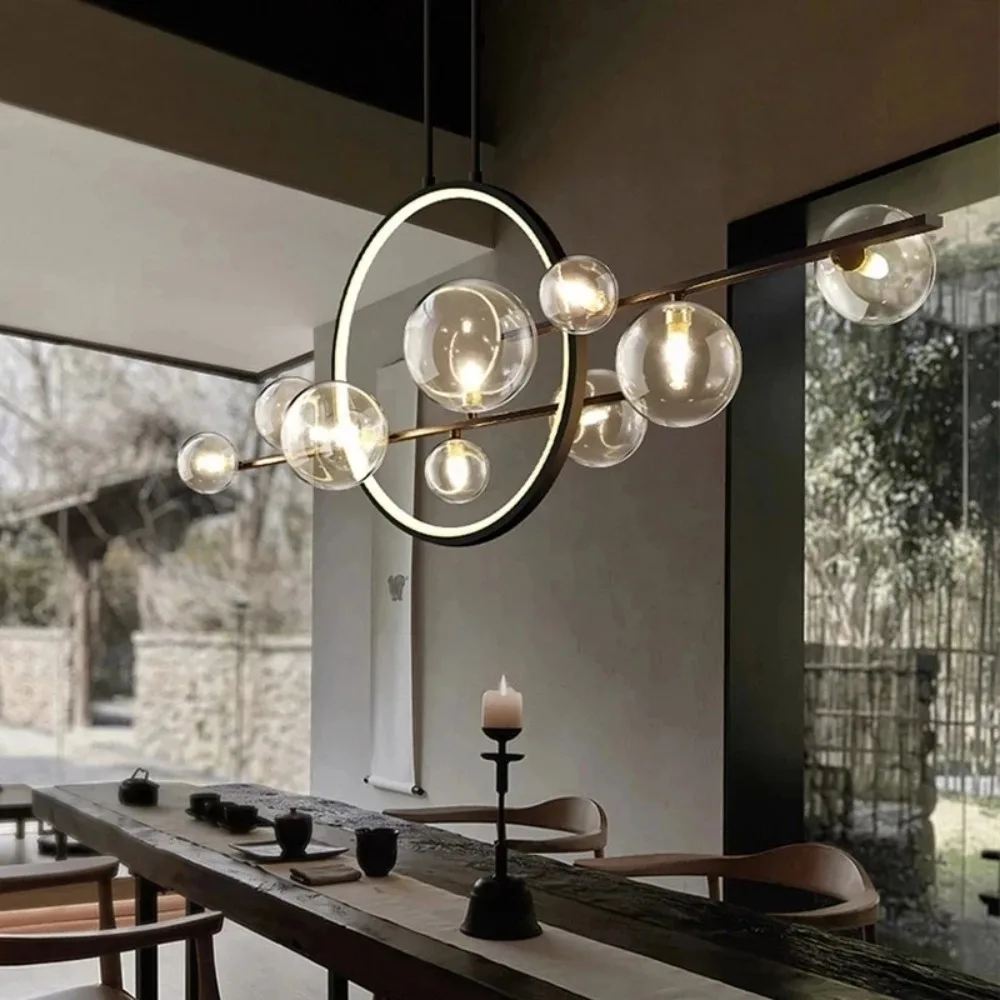 

Modern LED Pendant Light Nordic Black Chandeliers for Living Bedroom Kitchen Hanging Lamp Dining Room Lights Fixtures