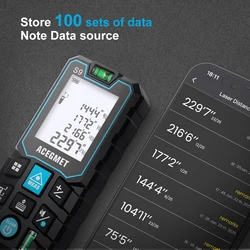 MILESEEY Laser Rangefinder S9 70M 120M Laser Diatance Meter IP54 Electronic Ruler Useful Measurement Tool