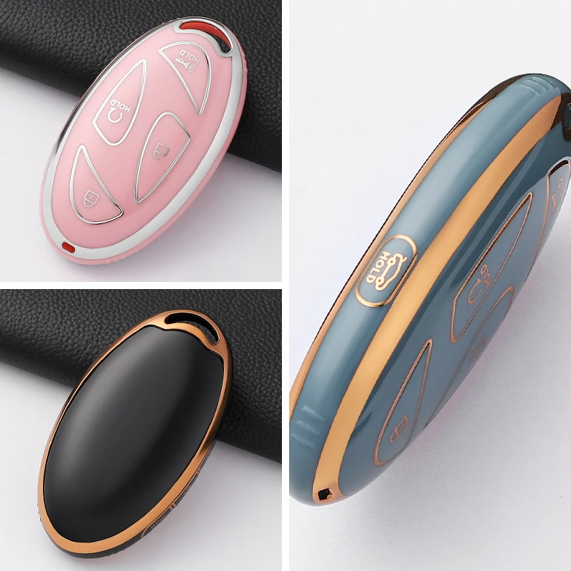 Neue Mode Weiche TPU Auto Schlüssel Fall Abdeckung Shell Für Hyundai Ionic 6 Grandeur GN7 Kona Ev Neue Grand Prix 5/7 Tasten Zubehör – Detail 2