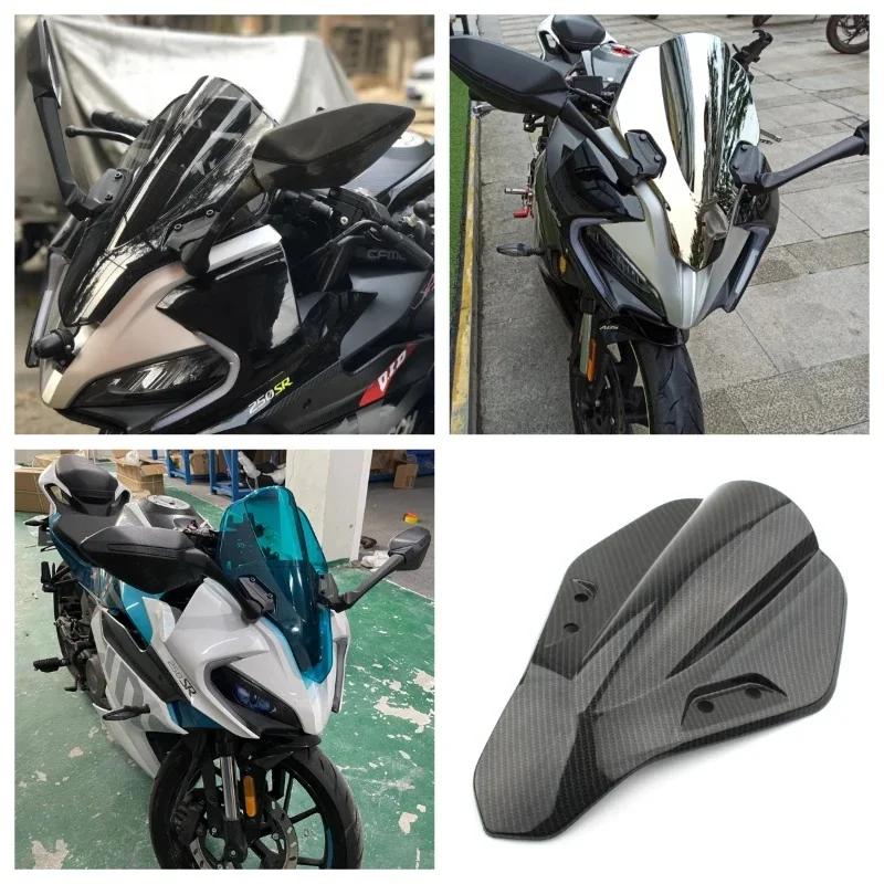 For CF 250SR 250 SR 2019-2023 Wind Screen Deflectors Windshield Smoke Iridium Windscreen