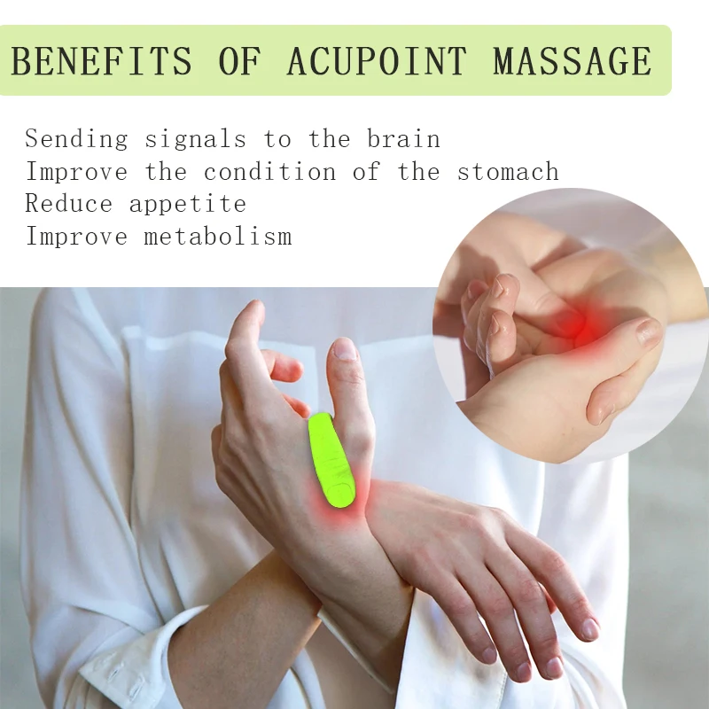 Mini Magnetic Finger Joint Tiger Point Massage Clip Portable Hand Meridian Massager Acupressure Clip For Blood Circulation