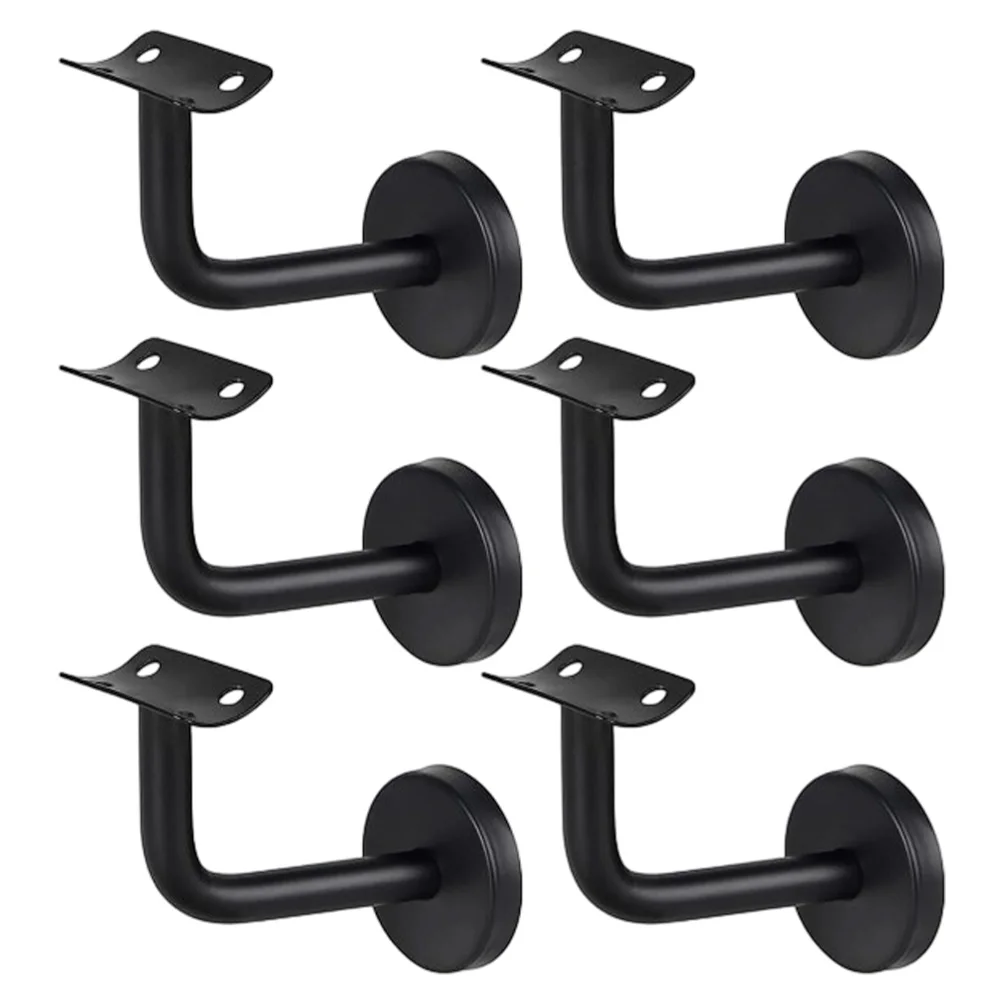 6 قطعة جدار فولاذي مقاوم للصدأ قوس درج درابزين قوس درابزين قوس جدار دعم ل الدرج الممرات حديقة الدرج