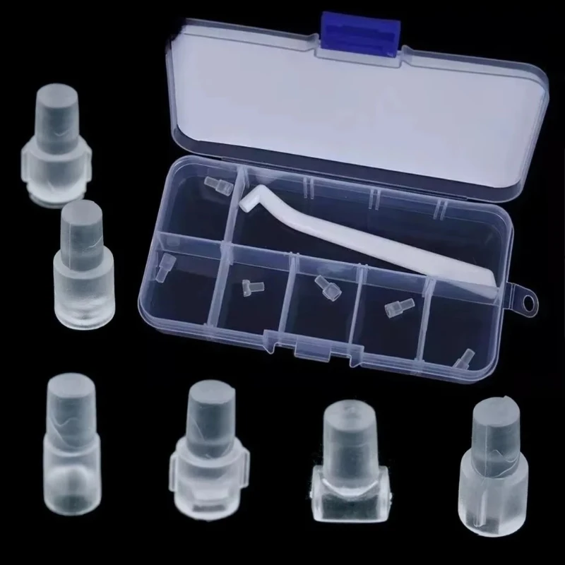 8 Sets Dental Orthodontic Accessories Injesction Mould  Lingual Button Tube Brackets for Making Tongue Buckle  Forming Molds