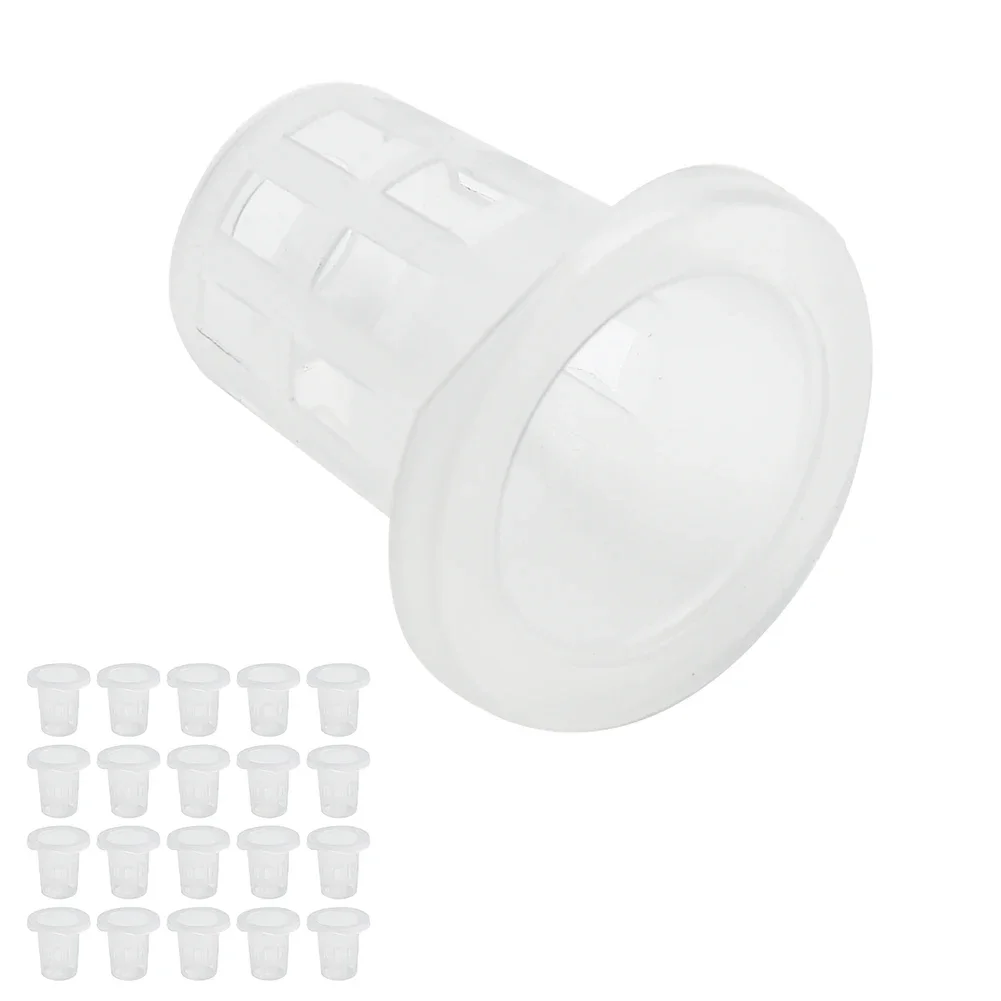 

Set Vegetable Net Cups Orchids Small For Hydroponics/Aquaponics Kit Plastic Slotted Mesh Soilless Culture Brand New