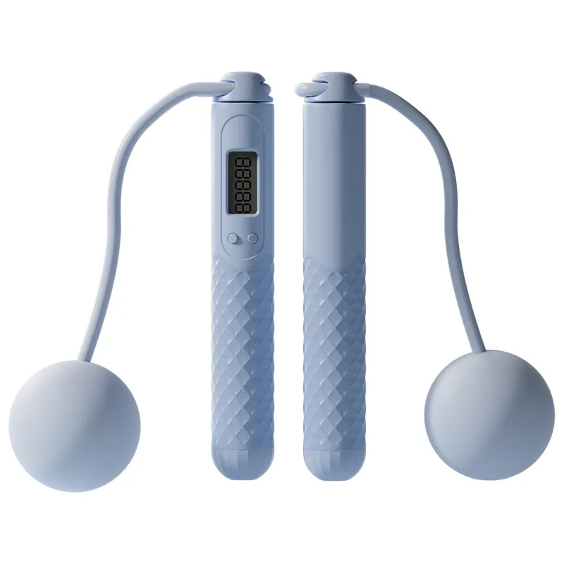 Weighted Counting Jump Rope Dual‑Use Cordless Skipping Rope with Big Balls for Adults  Fat Burning Body Shaping Fitness Workout