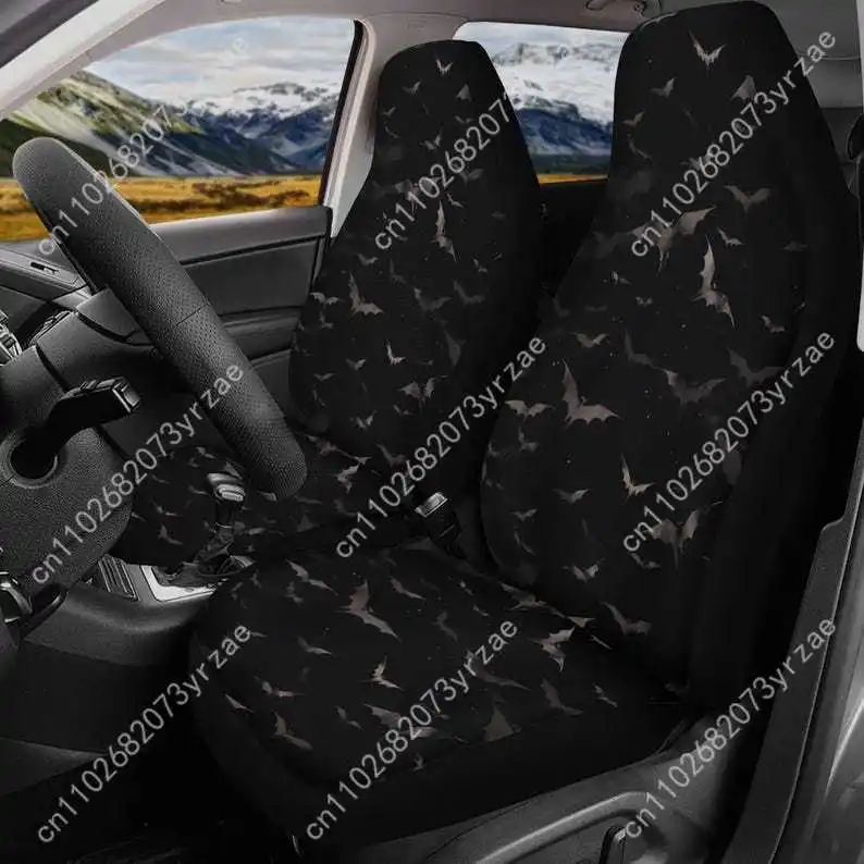 

Dark Bats witchy Car Seat Covers Universal Environmentally Friendly Interior Decorations Comfortable Breathable Car Seat Covers