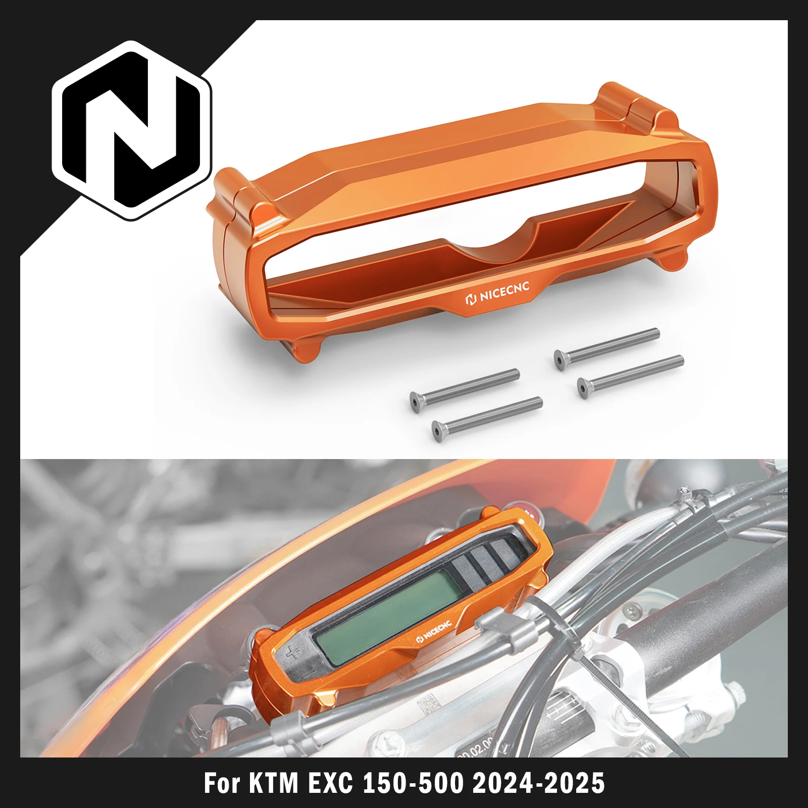 NICECNC For KTM 2024-2025 EXC 300 EXC 250 EXCF 350 EXC 450 XCW 300 Speedo Odometer Protector For Husqvarna TE 300 TE 250 FE 450