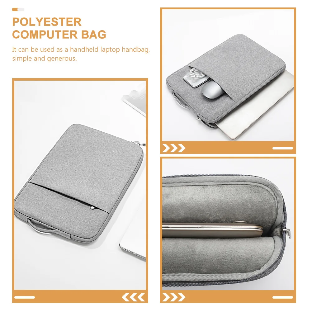 

Laptop Bag Portable Handheld Computer Carrying Case Stylish Storage Pouch for Business Travel and Student Use