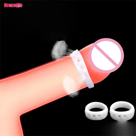 2Pcs Penis Rings Foreskin Corrector Resistance Ring Delay Ejaculation Couple Cock Rings Adult Game Shop Sex Toys For Men