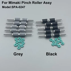 10Pcs Mimaki JV300 JV150 Pinch Roller Shaft O-ring Set SPA-0247 Paper Pressure Rubber Wheel Assy for Mimaki JV33 JV34 JV22 JV4