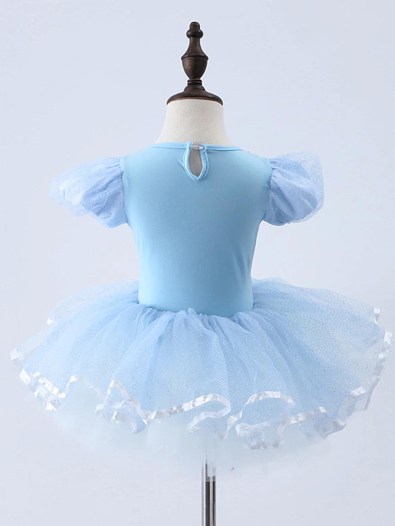 Princess Ballet Tutu Dress for Toddler Little Girls Ballerina Dance Costume Outfit Dancewear with Tulle Skirt, Yellow/Blue/Hot