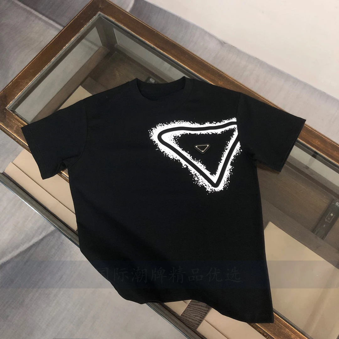 男性と女性のための半袖Tシャツ,レタリングプリントTシャツ,ラウンドネックTシャツ,高級ブランド,ファッション,夏,2022,y2k