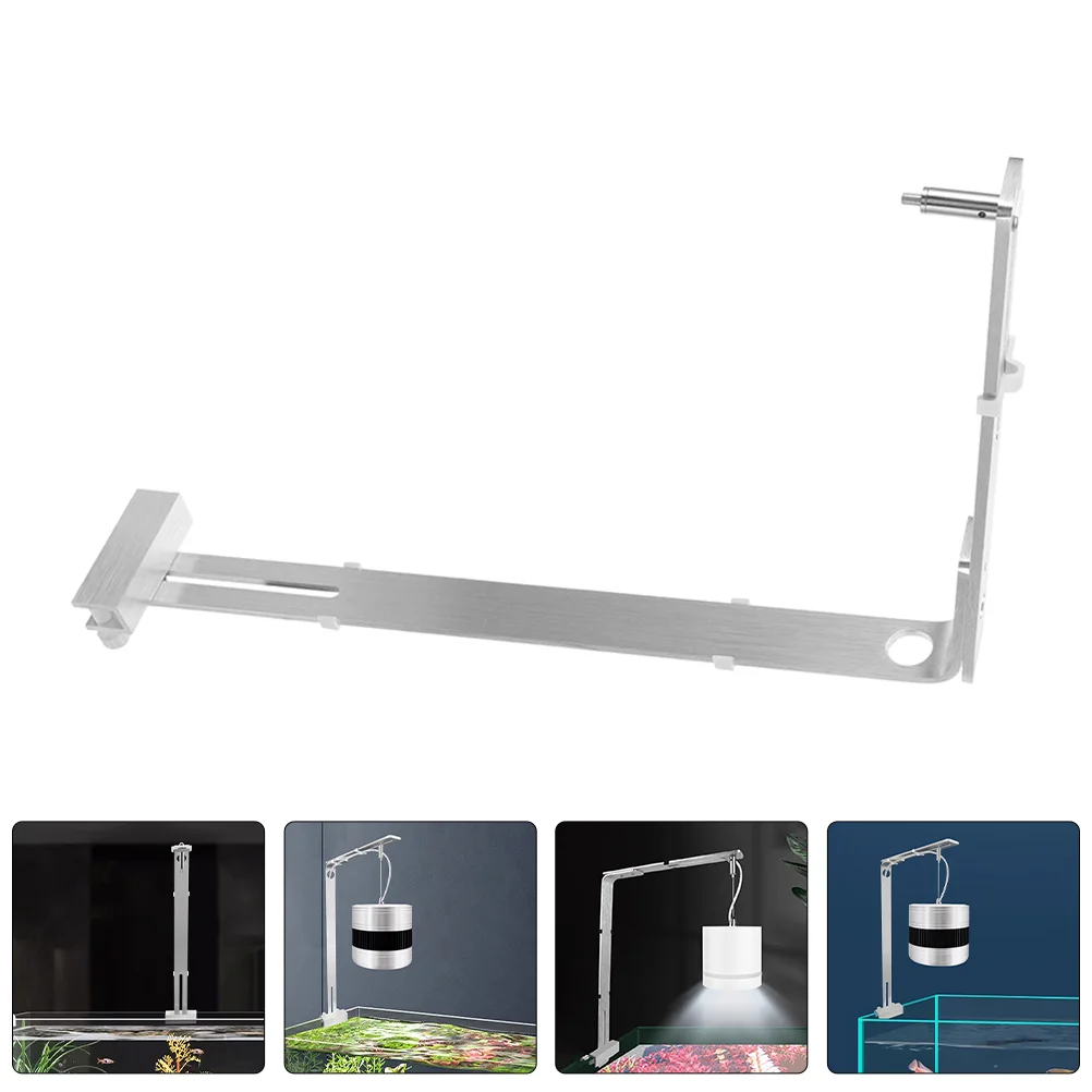 

Aluminum Alloy Fish Tank Light Bracket 20mm Glass Clamp Aquarium Stand Mount Hydroponic Planter Chandelier Versatile Fit Full