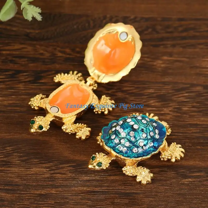 

Turtles Designs Jewelry Holder for Rings Chains Travel Storage Solution