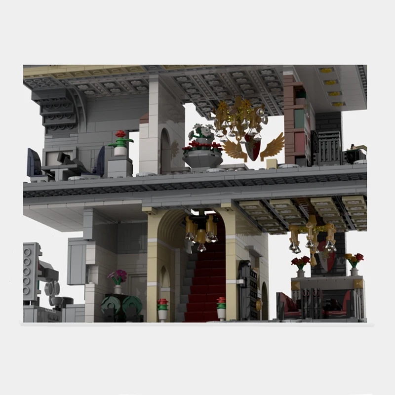 8491 pièces MOC l'embarquement modèle modulaire blocs de construction ensembles de bricolage briques à assembler jouets cadeaux d'anniversaire/noël