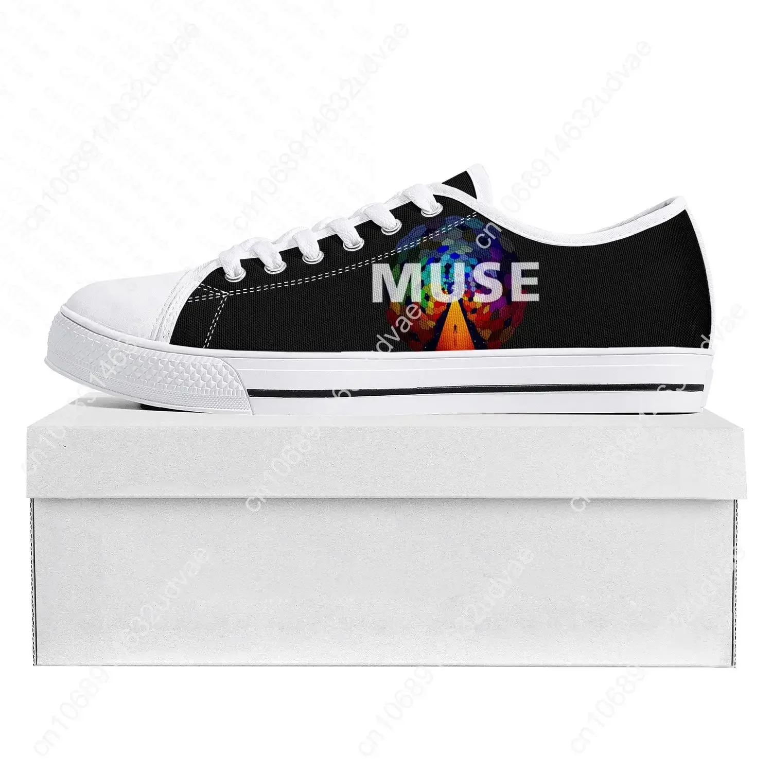 Muse Rock Band England Low Top Sneakers di alta qualità uomo donna adolescente Canvas Sneaker Prode Casual coppia scarpe scarpe personalizzate