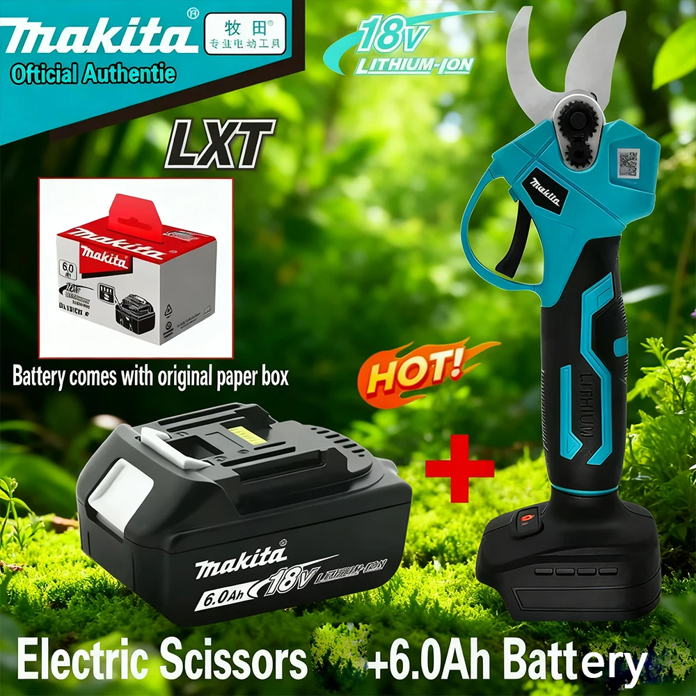 Makita – ciseaux électriques sans fil originaux 18V, coupe-branches d'arbres fruitiers multifonctionnel, pour une coupe efficace des vergers et du jardin