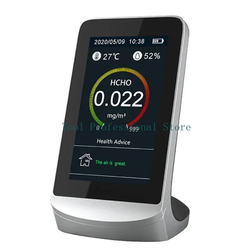 Máy theo dõi chất lượng không khí 57QF Máy đo chất lượng không khí trong nhà Cảm biến chất lượng không khí thông minh cho gia