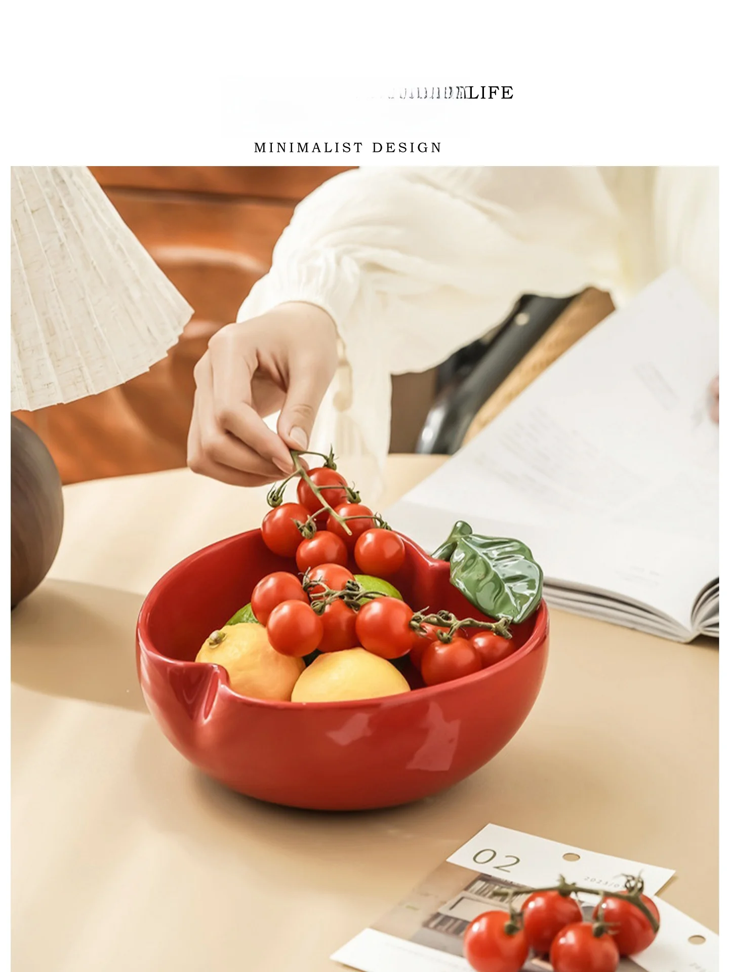 

Daylight Cerc Fruit Tray Snas Candy Display Stand Tea Table Storage Peace Joy Luxury Nordic Sle New Home Decoration