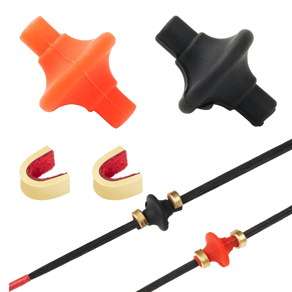 

Маркер-бусина для позиционирования наконечника стрелы, зажим для тетивы лука для стрельбы из лука на открытом воздухе, 8 цветов