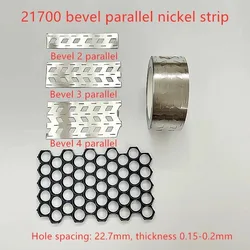 1Meter 21700 Nickel-plated Battery Connecting Piece 2P 3P 4P Misaligned Nickel Strip 0.15mm Welding Rod Connecting Strip