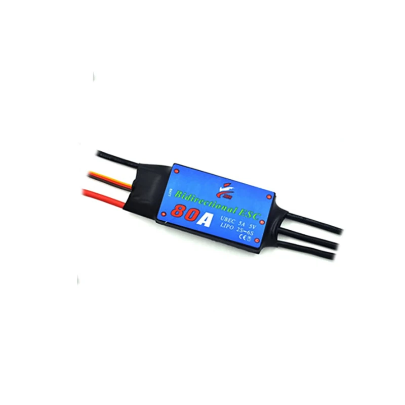 ZMR Two Way Brushless ESC com função de freio, propulsores subaquáticos, UBEC para carros de RC, barcos, barcos, 80A, 60A, 50A, 40A, 30A, 20A