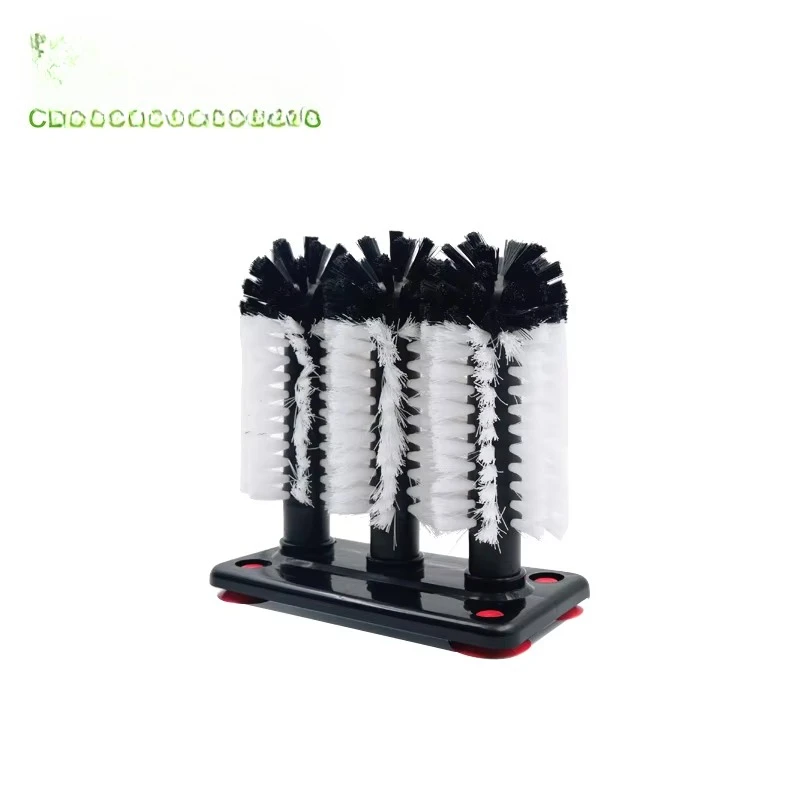 Water bottle cleaning brush Glass cleaner with suction base Head brush Bar Kitchen sink Household