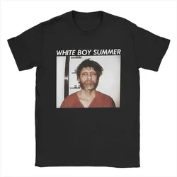 Vote By Mail Ted Kaczynski T-Shirts for Men Novelty Cotton Tee Shirt Crewneck Short Sleeve T Shirts Classic Clothes