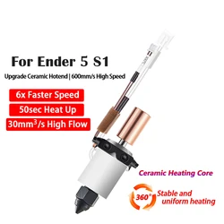 Ceramic Hotend for Ender 5 S1 Pro High Flow Hot End 3D Printer Parts